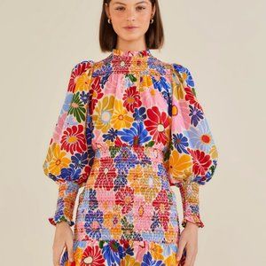 NEW Farm Rio Sunny Daisies Mini Dress
